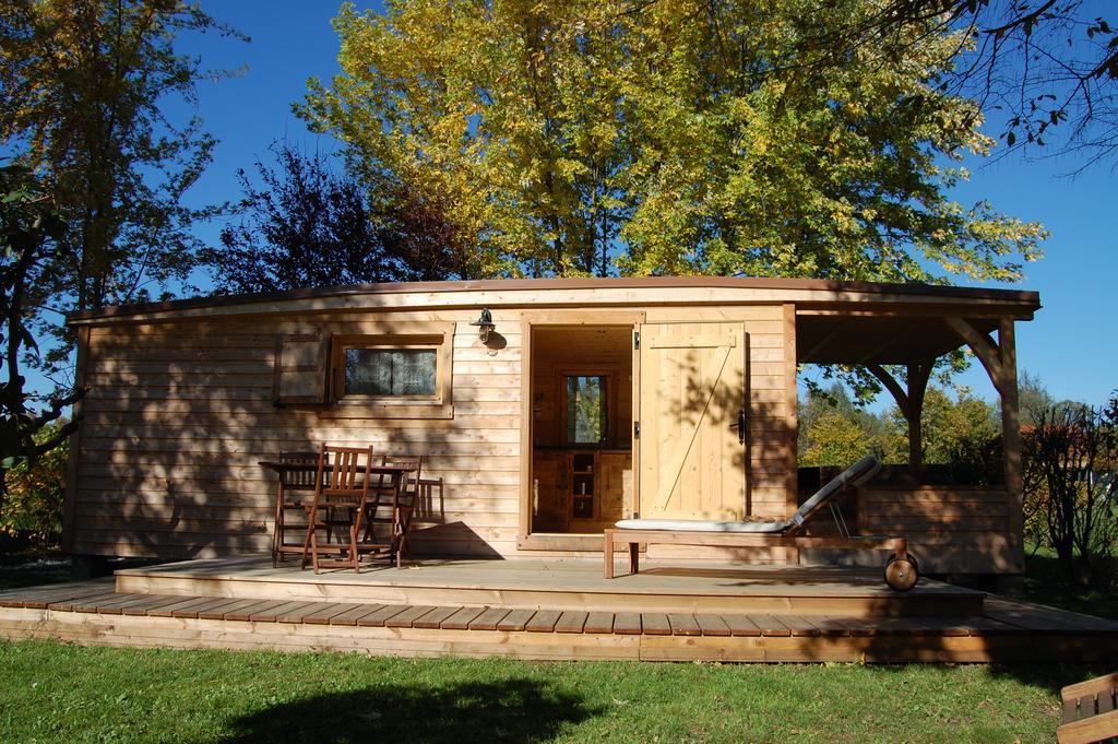 Camping Les Portes Du Beaujolais Anse Exterior foto